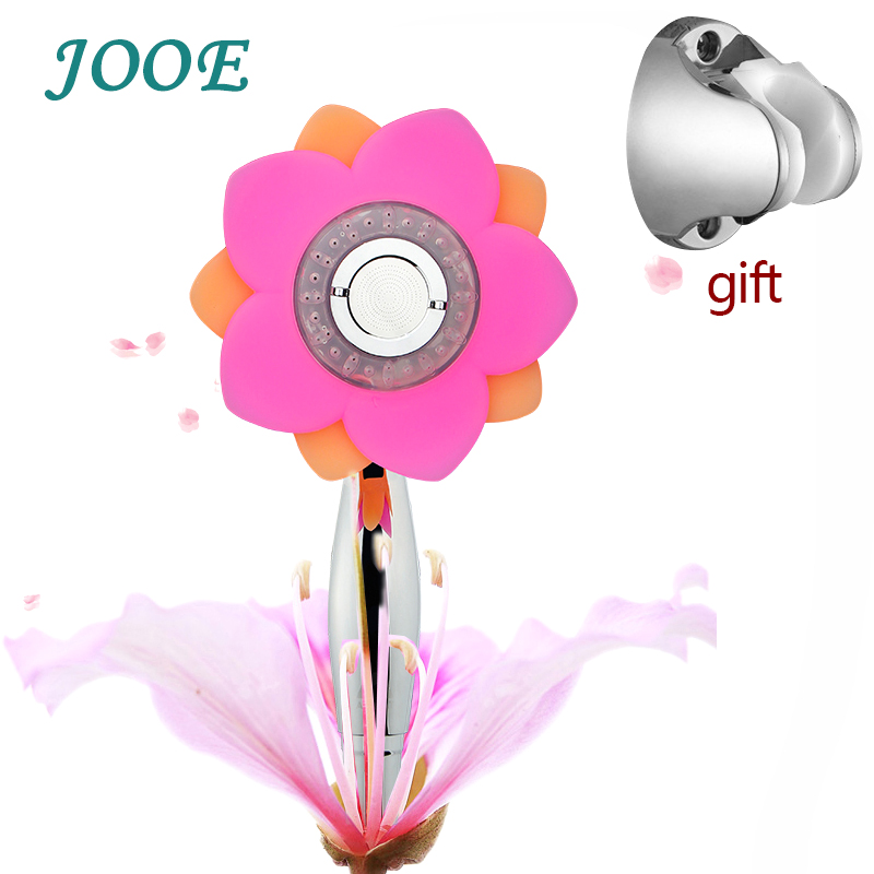 JOOE ducha   µ  7   3    ABS    chuveiro  ֵ/JOOE ducha led shower head water temperature sensor 7 color changing 3 funct